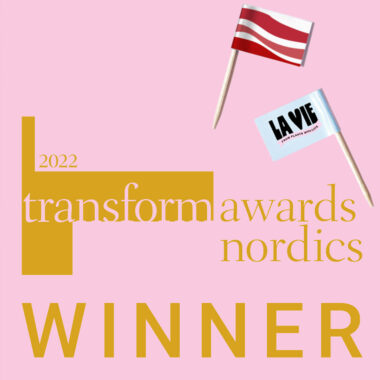 Gold Award to Life-Lovers at Transform Awards Nordics 2022